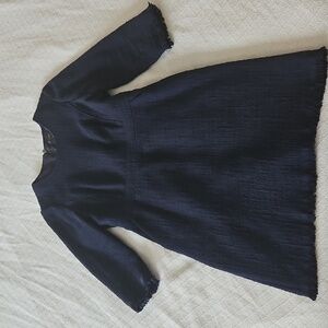 Elegant Navy Blue Dress